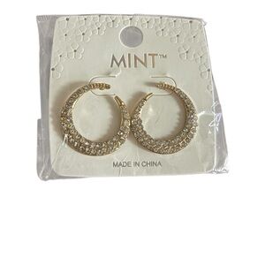 Gold Crystal Earrings